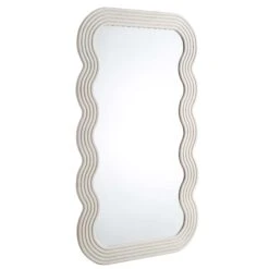 Venus Full Length Wave Mirror 180 X 100 Cm, Washed White 14 Venus Full Length Wave Mirror 180 X 100 Cm, Washed White -Daals Shop MIRR 162 WASHWHITE WB2