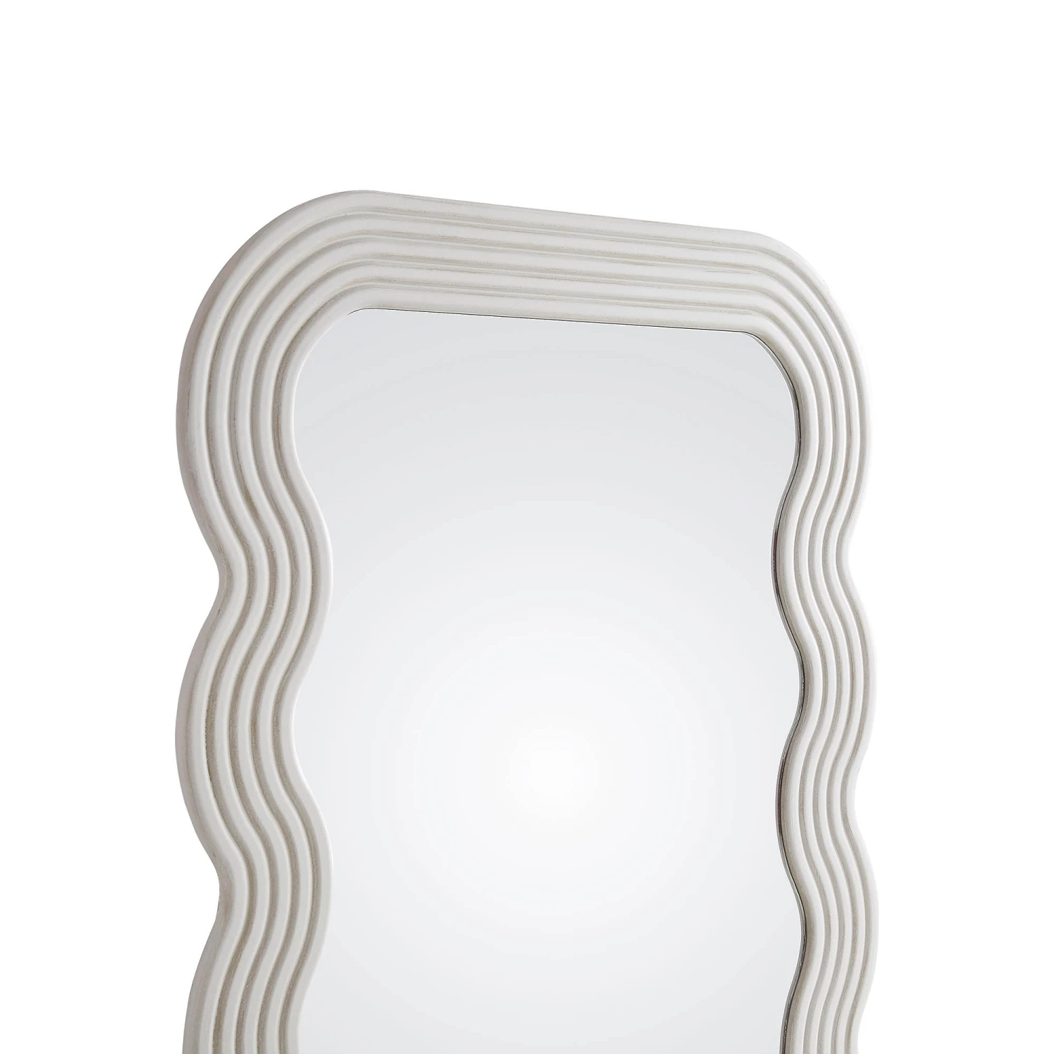 Venus Full Length Wave Mirror 180 X 100 Cm, Washed White 8 Venus Full Length Wave Mirror 180 X 100 Cm, Washed White - Image 6