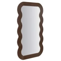 Venus Full Length Wave Mirror 180 X 100 Cm, Walnut 15 Venus Full Length Wave Mirror 180 X 100 Cm, Walnut -Daals Shop MIRR 162 WOOD WB2