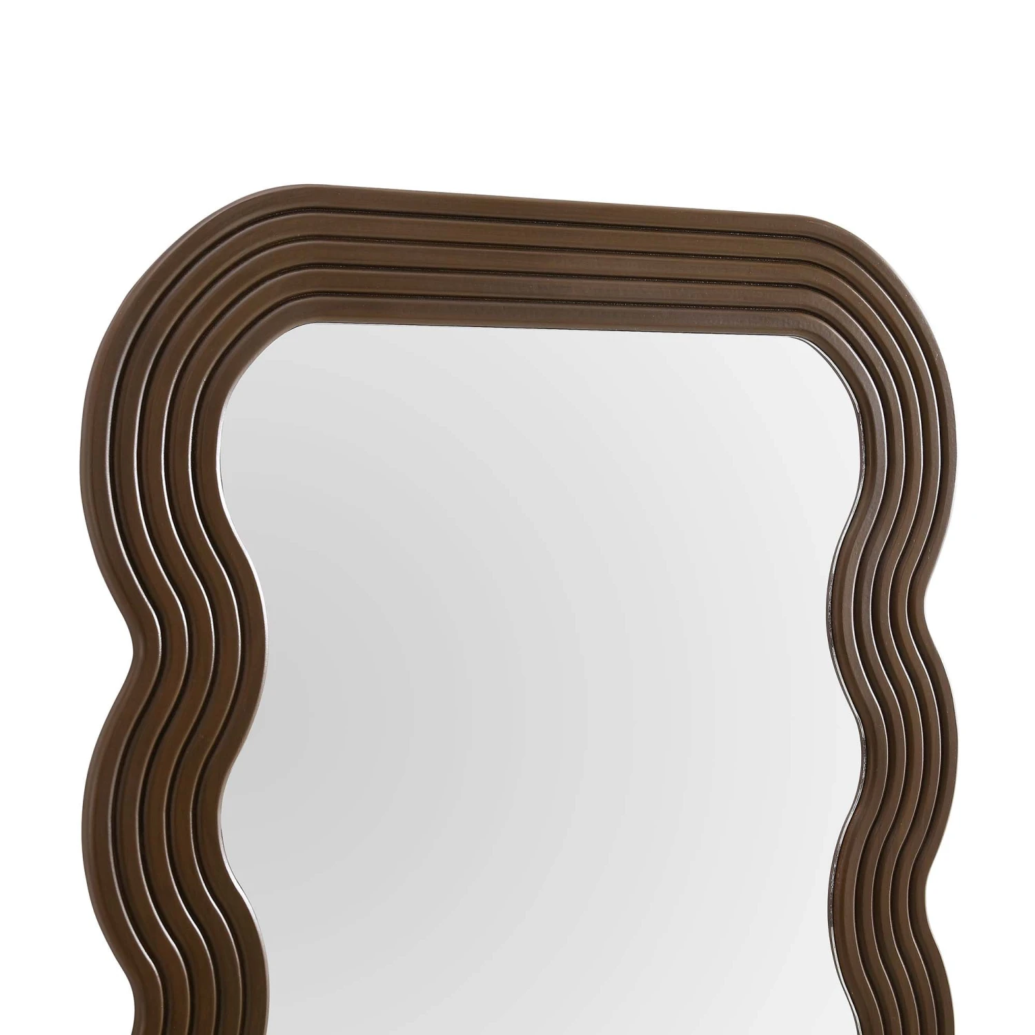 Venus Full Length Wave Mirror 180 X 100 Cm, Walnut 8 Venus Full Length Wave Mirror 180 X 100 Cm, Walnut - Image 6