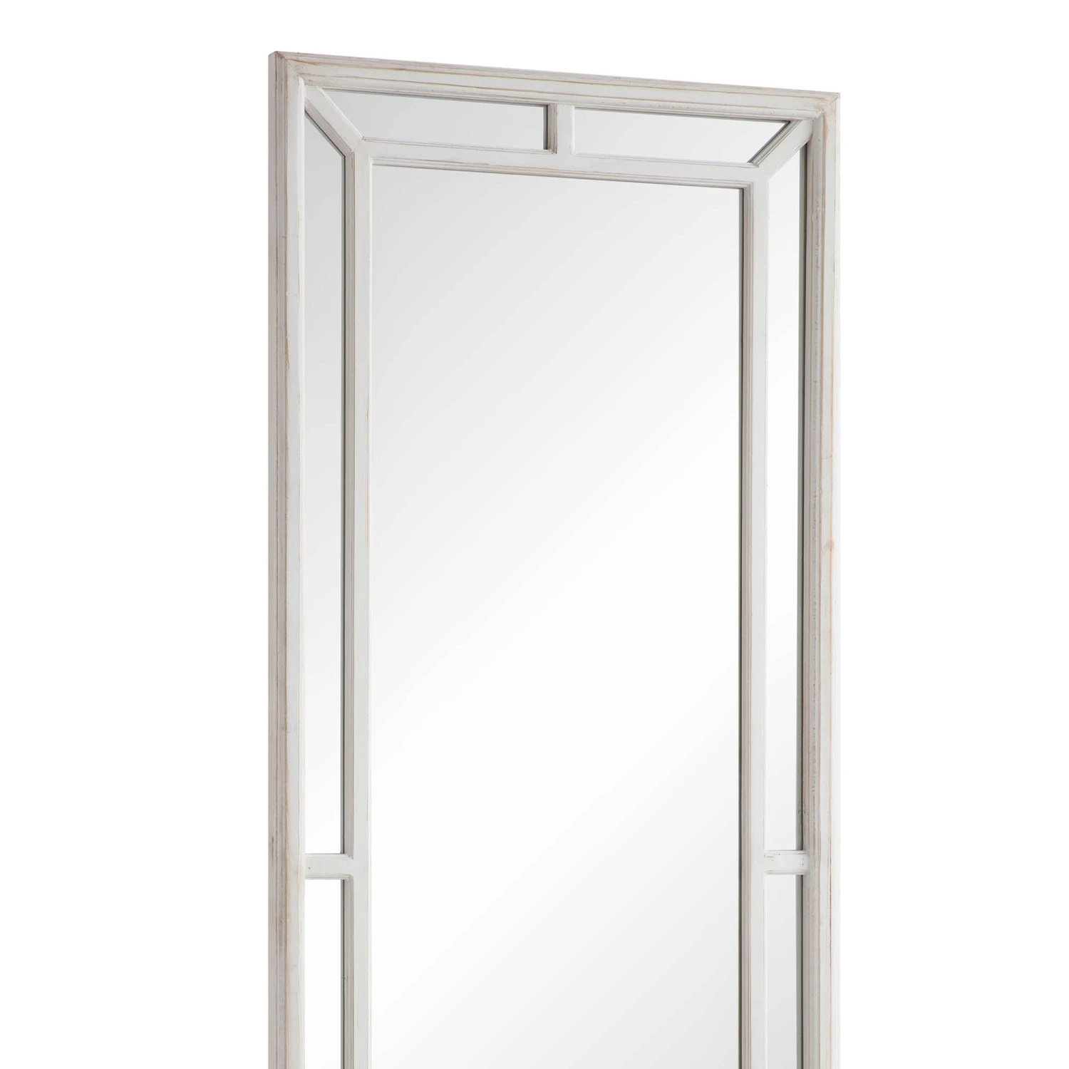 Edgeworth Washed White Full Length Wooden Frame Window Mirror 160 X 60 Cm 8 Edgeworth Washed White Full Length Wooden Frame Window Mirror 160 X 60 Cm - Image 6