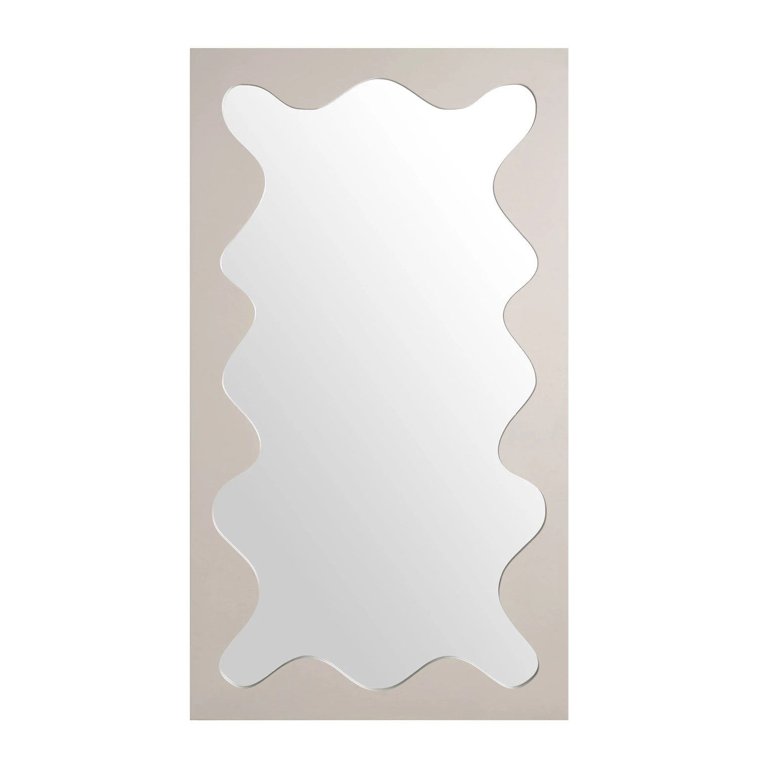 Destin Wave Mirror 180 X 100 Cm, Taupe Gloss 5 Destin Wave Mirror 180 X 100 Cm, Taupe Gloss - Image 3