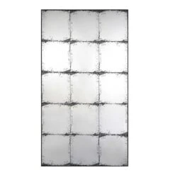 Bibury Antiqued Full Length Mirror Rectangular 180 X 100 Cm 12 Bibury Antiqued Full Length Mirror Rectangular 180 X 100 Cm -Daals Shop MIRR 227 BLACK WB1