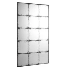 Bibury Antiqued Full Length Mirror Rectangular 180 X 100 Cm 13 Bibury Antiqued Full Length Mirror Rectangular 180 X 100 Cm -Daals Shop MIRR 227 BLACK WB2