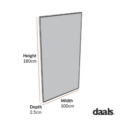 Bibury Antiqued Full Length Mirror Rectangular 180 X 100 Cm 14 Bibury Antiqued Full Length Mirror Rectangular 180 X 100 Cm -Daals Shop MIRR 227 1