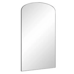 Emmy Extra-Large Black Arch Floor Mirror 180 X 100 Cm -Daals Shop MIRR 278 BLACK WB2