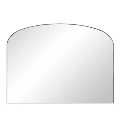 Emmy Black Arch Metal Frame Overmantle Mirror 90 X 120 Cm 12 Emmy Black Arch Metal Frame Overmantle Mirror 90 X 120 Cm -Daals Shop MIRR 279 BLACK WB1