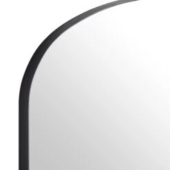 Emmy Black Arch Metal Frame Overmantle Mirror 90 X 120 Cm 15 Emmy Black Arch Metal Frame Overmantle Mirror 90 X 120 Cm -Daals Shop MIRR 279 BLACK detail1
