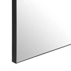 Emmy Black Arch Metal Frame Overmantle Mirror 90 X 120 Cm 16 Emmy Black Arch Metal Frame Overmantle Mirror 90 X 120 Cm -Daals Shop MIRR 279 BLACK detail2