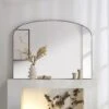 Emmy Black Arch Metal Frame Overmantle Mirror 90 X 120 Cm 2 Emmy Black Arch Metal Frame Overmantle Mirror 90 X 120 Cm -Daals Shop MIRR 279 BLACK scene1