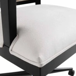 Lucia Natural Cane Swivel Desk Chair -Daals Shop OCH 035 BLACK BEIGEFAB detail2