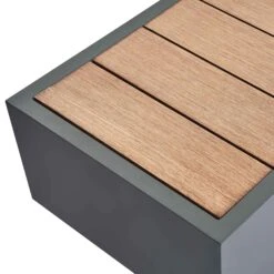 Jardin Aluminium Outdoor Side Table, Granite -Daals Shop OD ALU1 GRANITE STB detail1