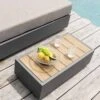 Jardin Aluminium Outdoor Side Table, Granite -Daals Shop OD ALU1 GRANITE STB scene1