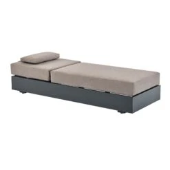 Jardin Aluminium Outdoor Sun Lounger, Granite 18 Jardin Aluminium Outdoor Sun Lounger, Granite -Daals Shop OD ALU1 GRANITE SUNLG WB2