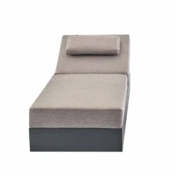 Jardin Aluminium Outdoor Sun Lounger, Granite 19 Jardin Aluminium Outdoor Sun Lounger, Granite -Daals Shop OD ALU1 GRANITE SUNLG WB4