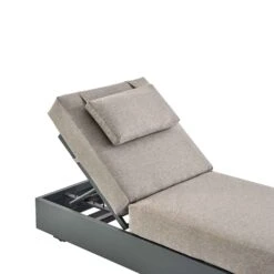 Jardin Aluminium Outdoor Sun Lounger, Granite 23 Jardin Aluminium Outdoor Sun Lounger, Granite -Daals Shop OD ALU1 GRANITE SUNLG detail1