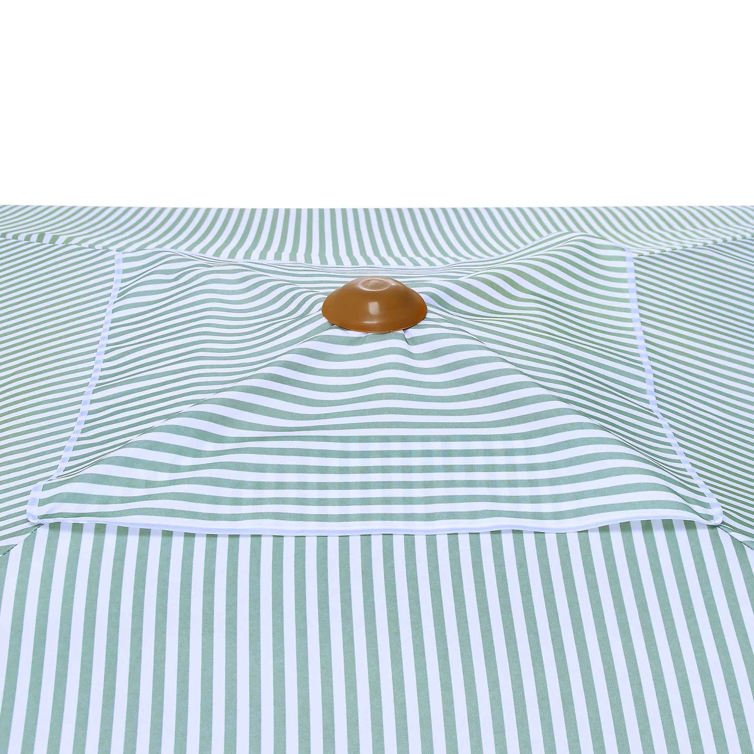 Gabriel Sage Green And White Striped Fringed Cabana 9 Gabriel Sage Green And White Striped Fringed Cabana - Image 7