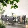 Albany Aluminium 9-Piece Outdoor Cube Dining Set, Grey -Daals Shop OD DINE 1024 GREY main 78496fdd e587 4fc1 95bb 212edda7f045