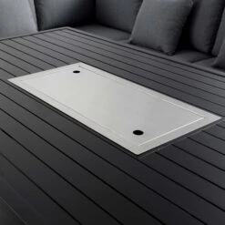 Calabasas Large Outdoor Fabric And Aluminium Corner Casual Dining Set With Firepit Table, Dark Grey 31 Calabasas Large Outdoor Fabric And Aluminium Corner Casual Dining Set With Firepit Table, Dark Grey -Daals Shop OD DINE 1028 DARKGREY detail4 b772cb78 3e14 40fa a580 f9e7436b0a08