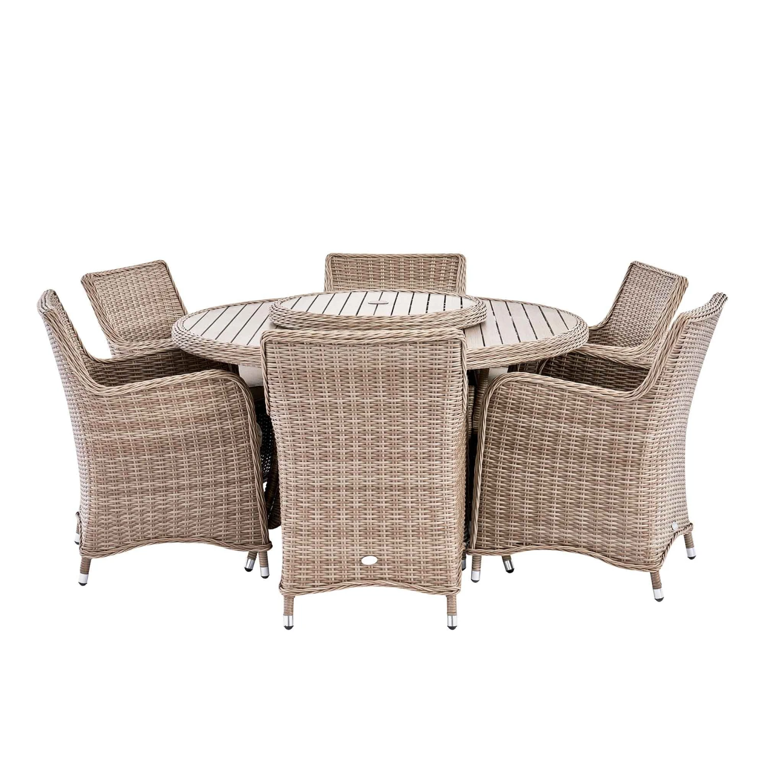 Cover For Hampshire 6-Seater Round Wicker Rattan Dining Set 4 Cover For Hampshire 6-Seater Round Wicker Rattan Dining Set - Image 2