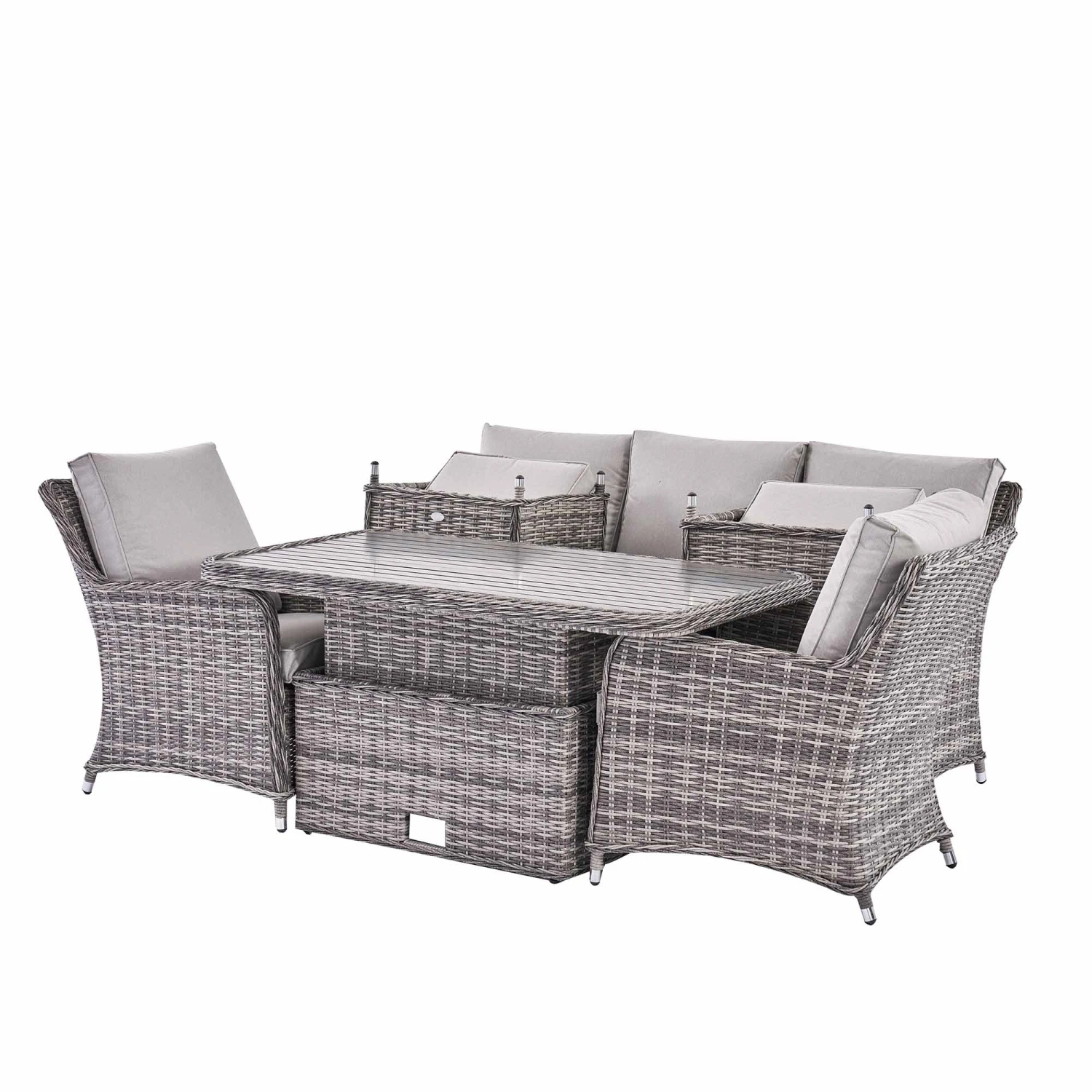 Cover For Hampshire 7-Seater Round Wicker Rattan Sofa Set 4 Cover For Hampshire 7-Seater Round Wicker Rattan Sofa Set - Image 2