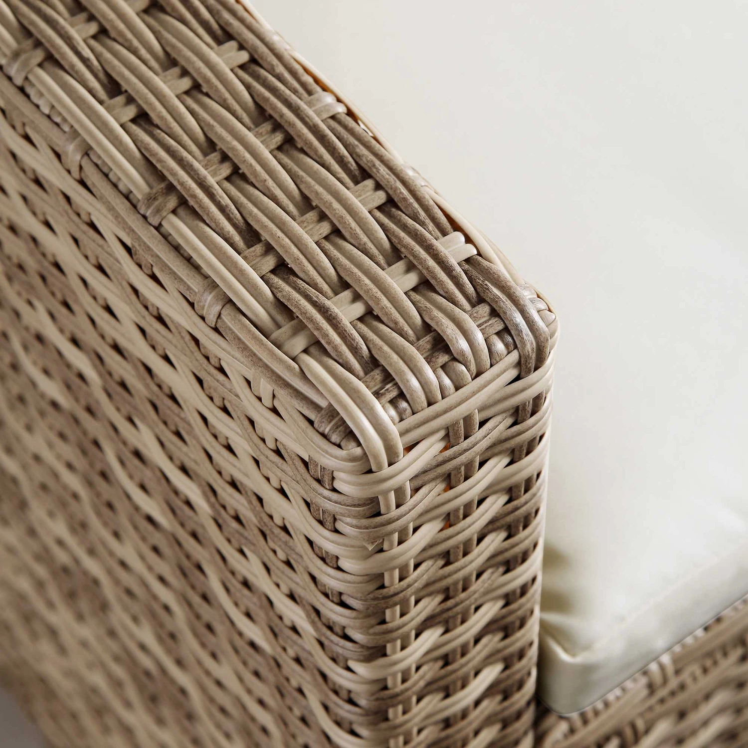 Granchester Rattan Rectangular Corner Dining Sofa Set With Rising Table, Natural 19 Granchester Rattan Rectangular Corner Dining Sofa Set With Rising Table, Natural - Image 17