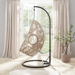 Daisy Floral Pattern Indoor Outdoor Hanging Chair -Daals Shop OD HC 013 2