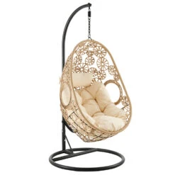 Daisy Floral Pattern Indoor Outdoor Hanging Chair -Daals Shop OD HC 013 4