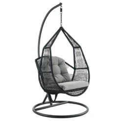 Lydia Geometric Rattan & Rope Mix Indoor Outdoor Hanging Chair -Daals Shop OD HC 014 4 6a6aa58e 489d 460e a93d 40962d852f2d