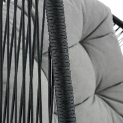 Lydia Geometric Rattan & Rope Mix Indoor Outdoor Hanging Chair -Daals Shop OD HC 014 5