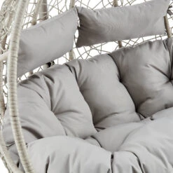 Deneb Light Grey Indoor Outdoor Double Hanging Chair -Daals Shop OD HC 016 detail3