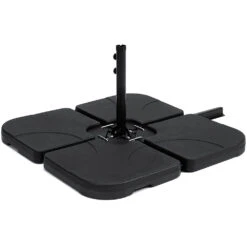 Pack Of 4 Square Sand/Water Fillable Parasol Base Weights -Daals Shop OD PRACC 14 4P 4