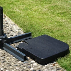 Pack Of 4 Square Sand/Water Fillable Parasol Base Weights -Daals Shop OD PRACC 14 4P scene2