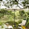 3M LED Light Aluminium Frame Garden Parasol With Tilt Crank , Beige -Daals Shop OD PRSL 23 BEIGE main