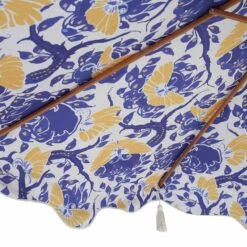 Butterfly & Flower 2.6M Octagonal Tassel Parasol With Aluminium Tilt -Daals Shop OD PRSL 32 BUTTERFLY detail3