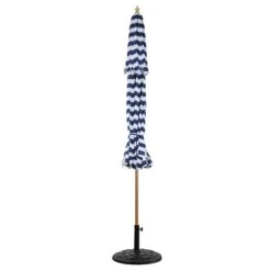 Fabienne Blue And White Striped 3M Double Top Crank And Tilt Parasol -Daals Shop OD PRSL 42 BLUESTRIPE WB4