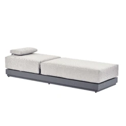 Pedra Rope And Aluminium Outdoor Sun Lounger And Side Table Set -Daals Shop OD ROPE2 GREY SLG GIF f53634d3 e0d3 4168 8b9b 393673f3b4e6