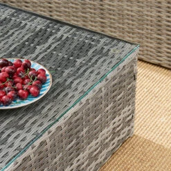 Troy Corner Rattan Garden Sofa Set With Table 22 Troy Corner Rattan Garden Sofa Set With Table -Daals Shop OD SF 005 GREY detail3