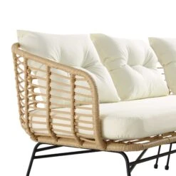 St Loy Natural Rattan Corner Sofa Set With Table -Daals Shop OD SF 016 detail2