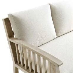 Earlswood Aluminium Washed Wood Effect Sofa Set With Coffee Table -Daals Shop OD SF 1071 NAT detail1