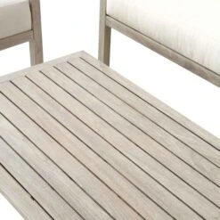 Earlswood Aluminium Washed Wood Effect Sofa Set With Coffee Table -Daals Shop OD SF 1071 NAT detail3