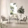 Haymes Indoor And Outdoor Metal Sofa Set With Coffee Table 1 Haymes Indoor And Outdoor Metal Sofa Set With Coffee Table -Daals Shop OD SF 1077 BEIGE main