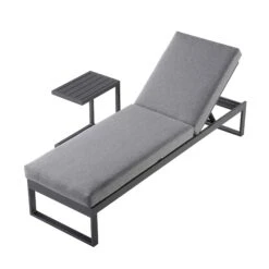 Albany Aluminium Sun Lounger, Grey -Daals Shop OD SLG 155 GREY WB3