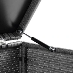 Granchester 120cm Rattan Storage Box, Grey -Daals Shop OD TRUNK 8047 DARKGREY detail1
