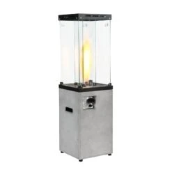 Freestanding 1.5 M Tall Real Concrete Patio Heater 40,000 BTUs 11 Freestanding 1.5 M Tall Real Concrete Patio Heater 40,000 BTUs -Daals Shop PTHR HL 07 2