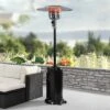 Freestanding Patio Heater Black Powder Coated Finish 44,000 BTU 13KW -Daals Shop PTHR HSS A BLACK main
