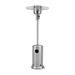 Freestanding Patio Heater Silver Stainless Steel Finish 44,000 BTU 13KW -Daals Shop PTHR HSS A SILVER 2