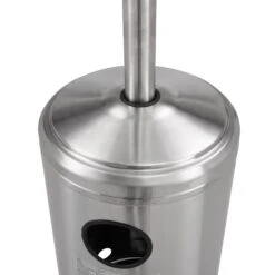 Freestanding Patio Heater Silver Stainless Steel Finish 44,000 BTU 13KW -Daals Shop PTHR HSS A SILVER detail2