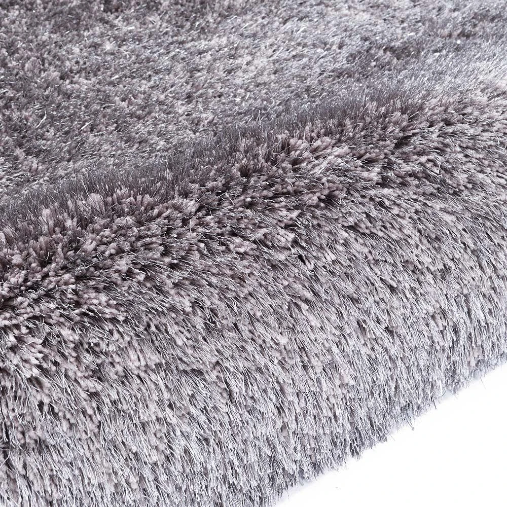 Silver Tufted Shaggy Rug 120 X 170 Cm 5 Silver Tufted Shaggy Rug 120 X 170 Cm - Image 3