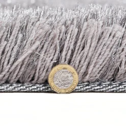 Silver Tufted Shaggy Rug 200 X 290 Cm -Daals Shop RG Y02 SILVER detail3 5df0ecfe ba0d 4f87 8b65 7b25b8498760